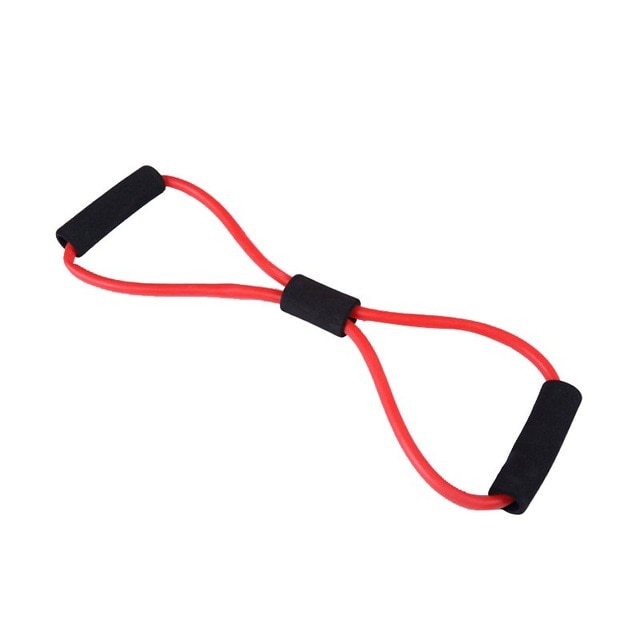 1Pcs Outdoor Sport Strength Elastic Tube Resistance Training Bands Workout Exercise Yoga 8 Types Body Building Fitness Equipment