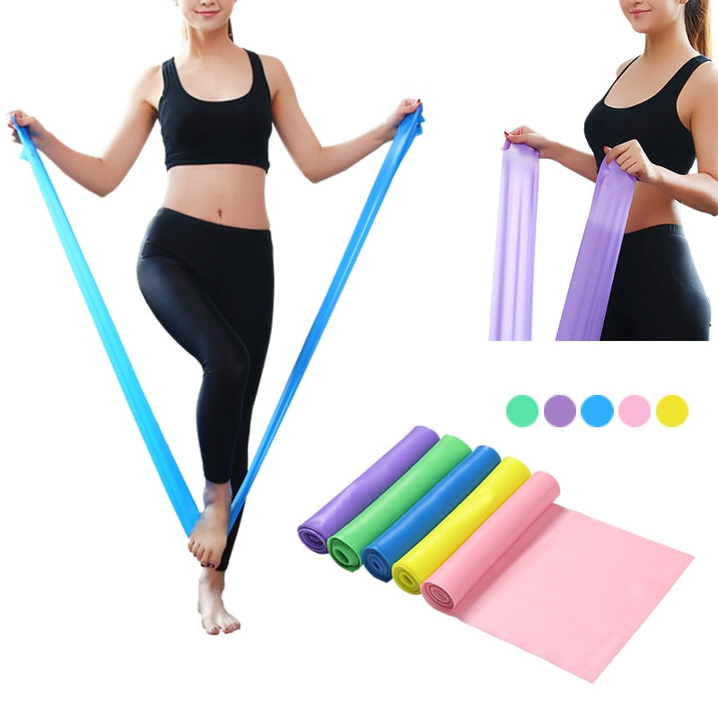 Elastic Resistance Bands Expander Stretch Exercise Rubber Band Fitness Equipment Pull Rope Strength Training Gym Yoga Crossfit 7